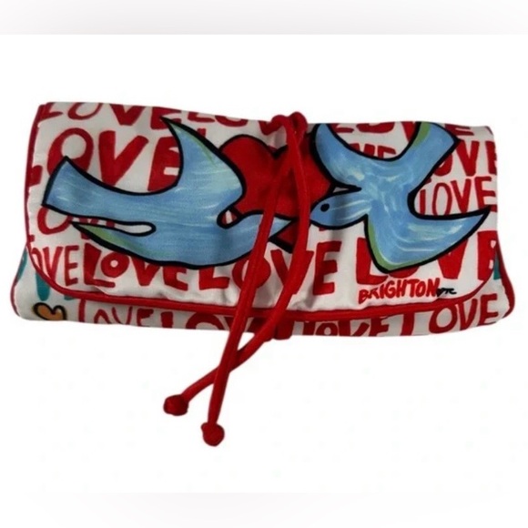 Brighton Handbags - NWOT Brighton Love Dove Jewelry Roll